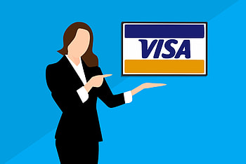 Visa credit card, Electronic payments, Financial object, Modern payment method HD wallpaper