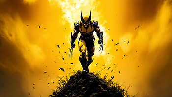 The Radiant Wolverine, wolverine, superheroes, artist, artwork, digital-art, ai HD wallpaper