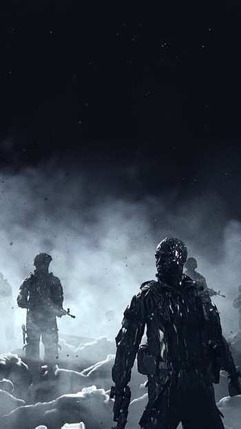 Warzone, Black Theme, Gaming HD phone wallpaper