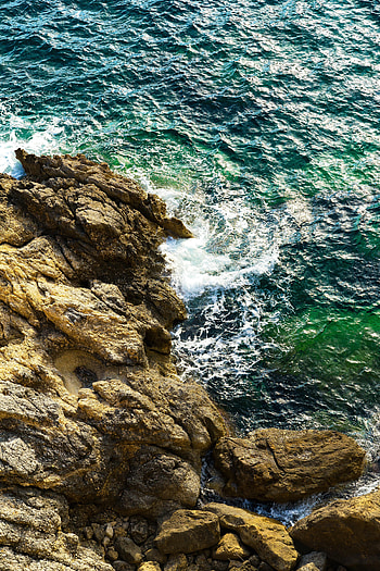 Nature, Waves, Rocks, Spray, Foam HD phone wallpaper
