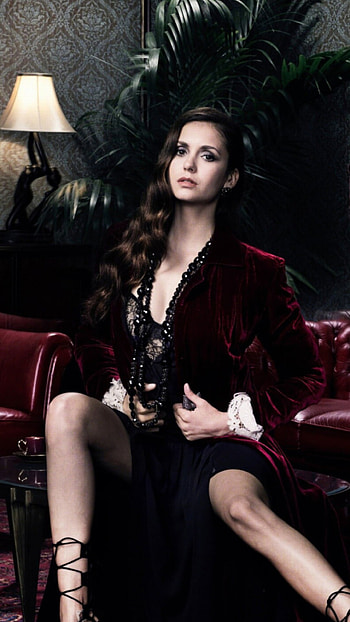 Nina Dobrev, , The Vampire Diaries, Captivating beauty HD phone wallpaper