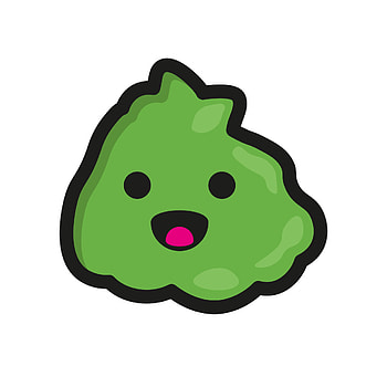 Illustration cute Wasabi, Face on white, Background vector art, Food HD phone wallpaper