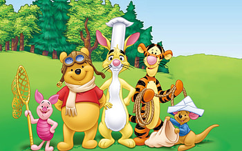 Piglet, Animation, Winnie-the-Pooh, Character HD wallpaper