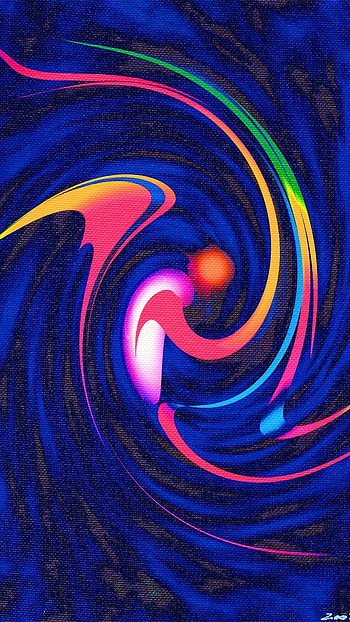 Abstract, Blue, Aesthetic HD phone wallpaper