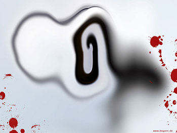 Bloody swirl, white, black, red HD wallpaper