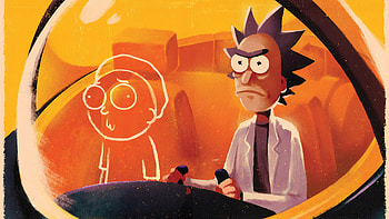 Rick And Morty Cartoon Art , rick-and-morty, tv-shows HD wallpaper