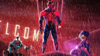 All Stations Stop Spiderman 2099, spiderman-2099, miguel-o-hara, spiderman, superheroes, artist, artwork, digital-art HD wallpaper