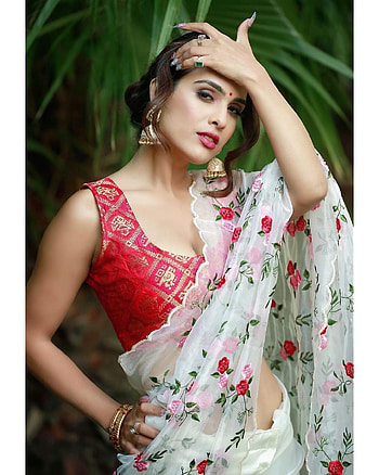 Neha Malik, face, lip HD phone wallpaper