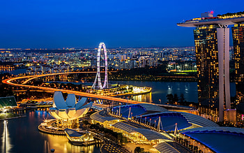 Singapore Flyer, Singapore HD wallpaper