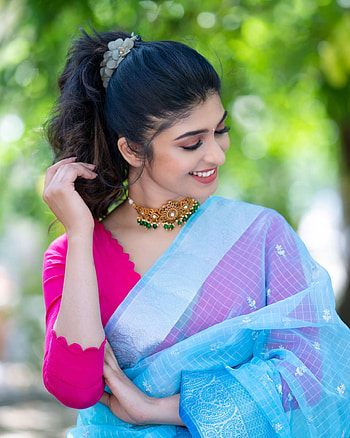 Aditi prabhudeva, flash graphy, pink HD phone wallpaper