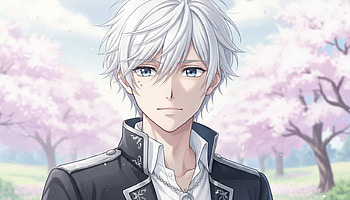 Sakura Breeze: Silver-Haired Anime Boy, Anime, anime boy HD wallpaper