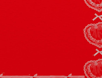 metallic hearts on red, background, hearts, red, metallic HD wallpaper