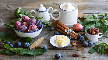 Plums, Fruit, Food, Fruits, Plum HD wallpaper