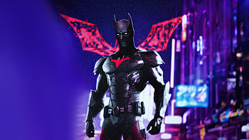 Legacy Of Futuristic Batman Beyond, batman-beyond, batman, superheroes, artwork, digital-art HD wallpaper