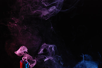 Smoke, Dark, Coloured Smoke, Colored Smoke, Candle HD wallpaper