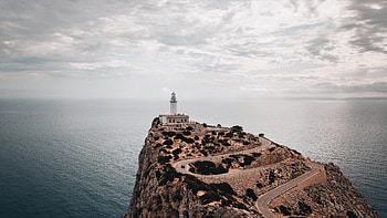Lighthouse viewpoint, Cap Formentor, Majorca Spain, credit HD wallpaper
