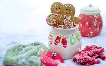 gingerbrad, winter, sweet, white, craciun, cookie, dessert, cup, food, pink, green, christmas, red, iarna HD wallpaper