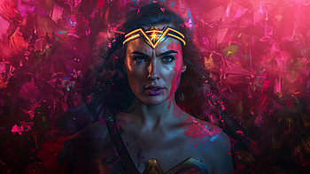 Celestial Wonder Woman, wonder-woman, superheroes, artwork, art, digital-art, artist, ai HD wallpaper