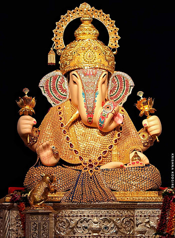 DAGDUSHETH, art, place of worship HD phone wallpaper