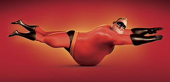 Mr Fat Incredible , the-incredibles-2, 2019-movies, movies, animated-movies, funny HD wallpaper