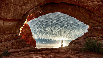 Mesa Arch, Arches National Park HD wallpaper