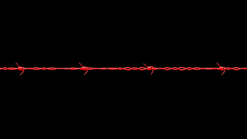 Preview black, barbed wire, red HD wallpaper
