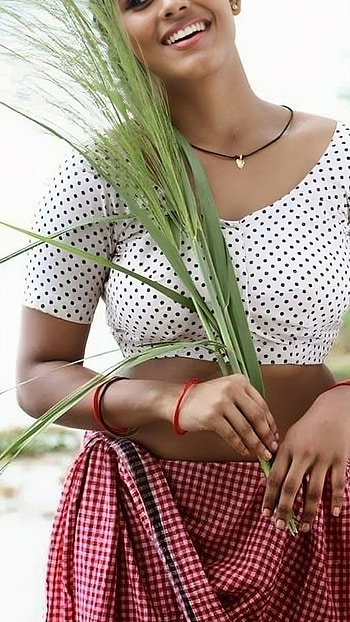 Ineya, malayalam actress, pavada blouse HD phone wallpaper