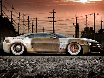 V-Tuning, bowtie, chopped, camaro, gm HD wallpaper