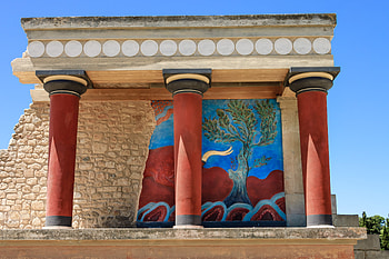 Knossos Palace, Crete's treasure, Mythical labyrinth, Ancient civilization HD wallpaper