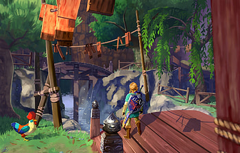 Kakariko Village, video game, The Legend of Zelda HD wallpaper