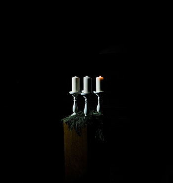 Candles, Dark, Darkness HD phone wallpaper