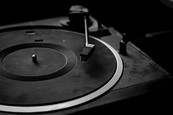 Music, Bw, Chb, Plate, Retro HD wallpaper