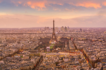 Paris Skyline, Travels, Blick auf die skyline, Stock HD wallpaper