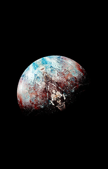 Bright planet, ball, dark HD phone wallpaper