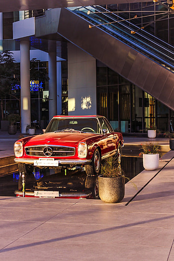 Mercedes Benz, Cars, Saudi Arabia, Old Car, Canon graphy, Khobar, Old Mercedes, Red Colour HD phone wallpaper