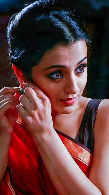 Trisha Krishnan, tamil actress HD phone wallpaper