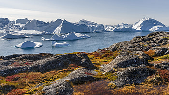 Ilulissat Icefjord, Greenland HD wallpaper