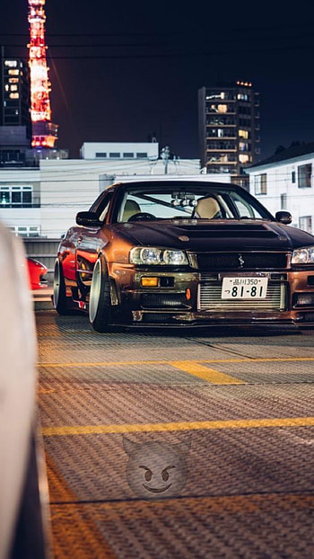 Skyline, r34, astetic, nissan HD phone wallpaper
