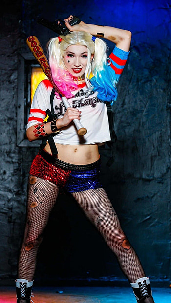 Aria Alexander, model, harley quinn HD phone wallpaper