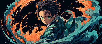 Tanjiro Kamado Confident in Demon Slayer, Tanjiro Kamado, Anime, Demon Slayer: Kimetsu no Yaiba HD wallpaper