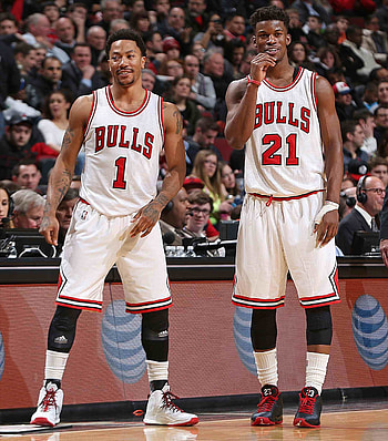 Derrick Rose, Jimmy Butler HD phone wallpaper