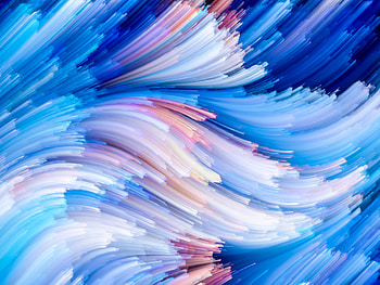 Abstract Artistic Blue, abstract, artist HD wallpaper