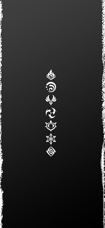 Genshin Impact Loading, Art, GI, Black, GenshinImpact, Frulo, DarkTheme HD phone wallpaper