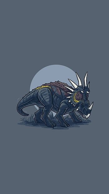 Dinosaurios, arte HD phone wallpaper