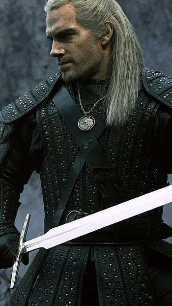 Henry Cavill Geralt, , Captivating presence, Iconic character HD phone wallpaper