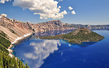 Lake, sky, nature, water HD wallpaper