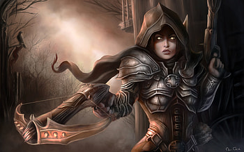 Demon Hunter Character Diablo Reaper of Souls HD wallpaper