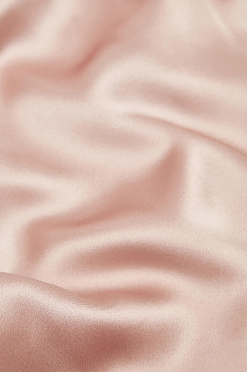 Luxurious dress, Blush pink satin, Plain and elegant, Olivia von Halle fashion HD phone wallpaper