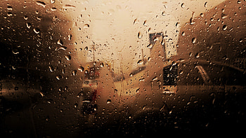 Water Droplets On Car Windshield Rainy Season , drops, water, rain, graphy HD wallpaper