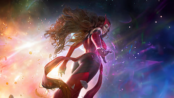 Scarlet Witch Influence, scarlet-witch, superheroes, artwork, digital-art, art HD wallpaper
